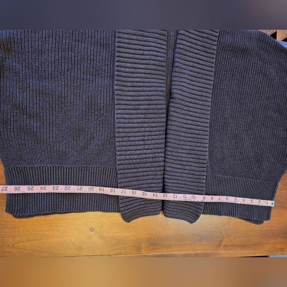 Athleta Cardigan with Shawl Collar and Ribbed Texture Small - Picture 9 of 11